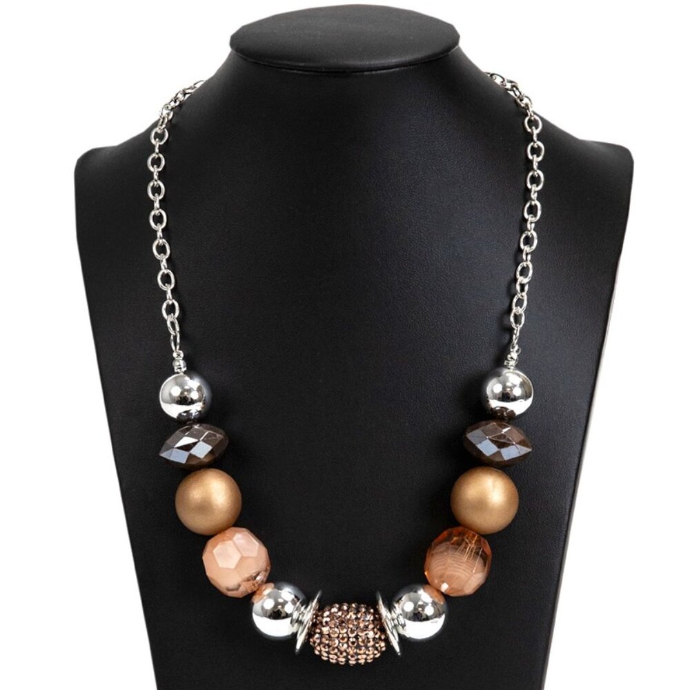 🆕Paparazzi Jewelry set*🤎*A Warm Welcome- Brown-~Bling Free Gift~